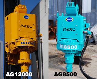 油圧オーガ AG12000,AG8500